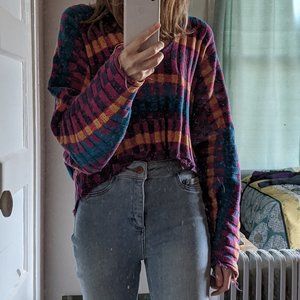 Colorful cropped sweater from Urban Outfitters